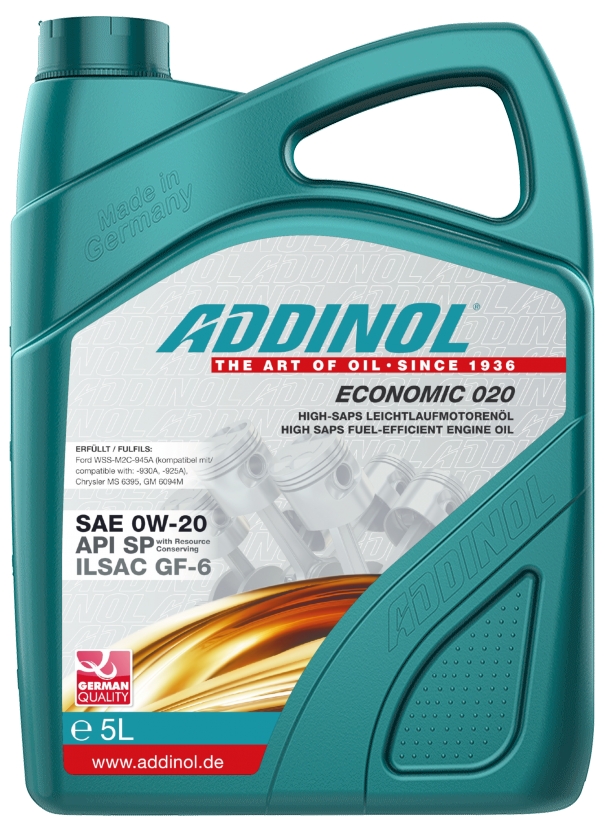 Buy 0W20 engine oil from ADDINOL - Oil for modern cars
