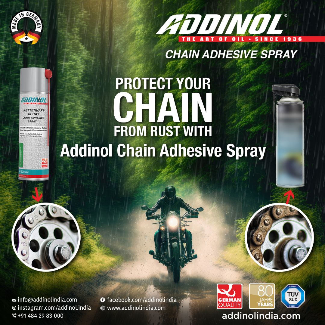 How To BEST LUBRICATE a Motorcycle Chain Whist Traveling - Use Heavy Duty  Oil, Not Chain Spray! 